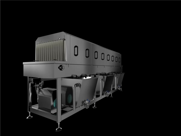 全自動塑料筐清洗機(jī)，周轉(zhuǎn)筐清洗，周轉(zhuǎn)箱，料筐洗箱機(jī)