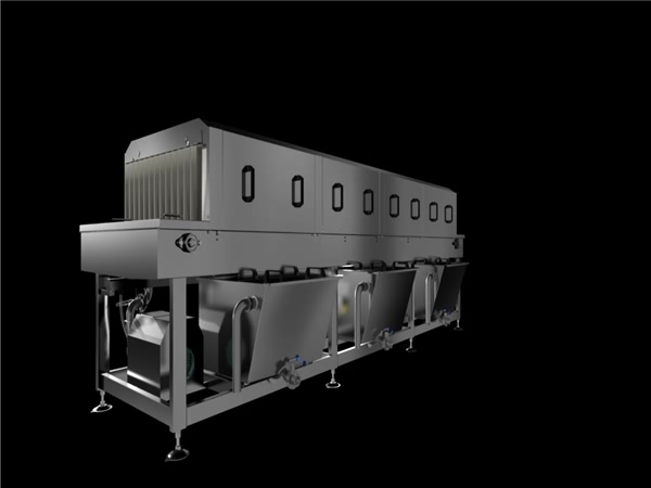 供應(yīng)山東不銹鋼周轉(zhuǎn)筐洗筐機，洗箱機，塑料筐洗筐機，