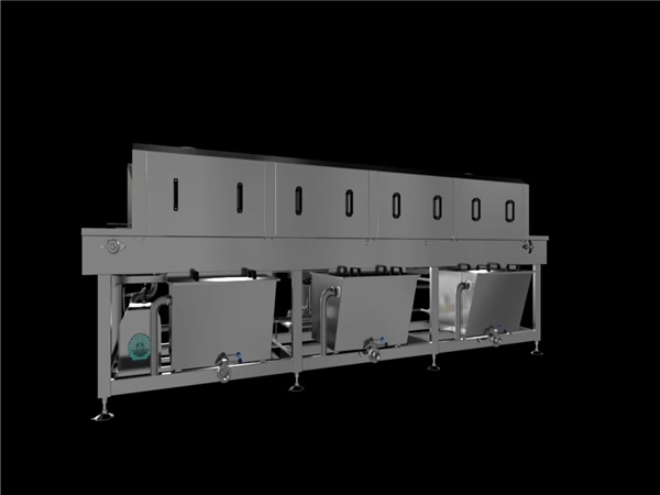 周轉筐清洗機，筐箱滅菌清洗，周轉筐清洗500~800只，小時