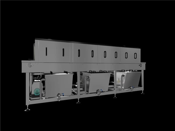 周轉筐清洗機，筐箱滅菌清洗，周轉筐清洗500~800只，小時