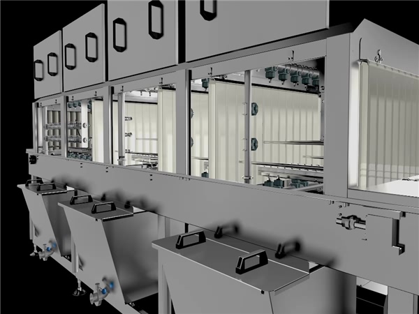 食品筐清洗機，食品托盤清洗機，周轉筐清洗機