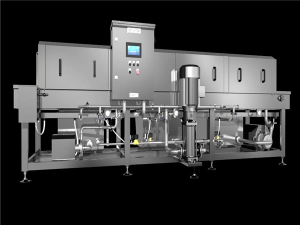 蔬菜周轉箱清洗機，水果筐子清洗機，超市周轉箱清洗機