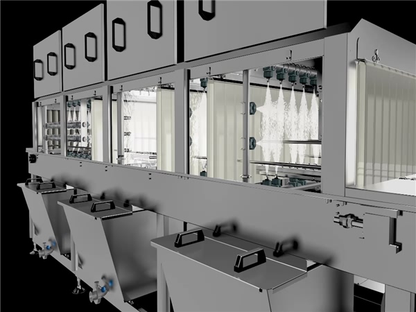 塑料筐清洗機，筐子清洗機，料筐清洗機，食品筐清洗機