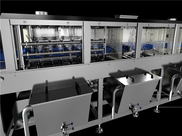 家禽雛雞塑料筐清洗機，洗筐機_清洗機_清洗設備_食品通用機械