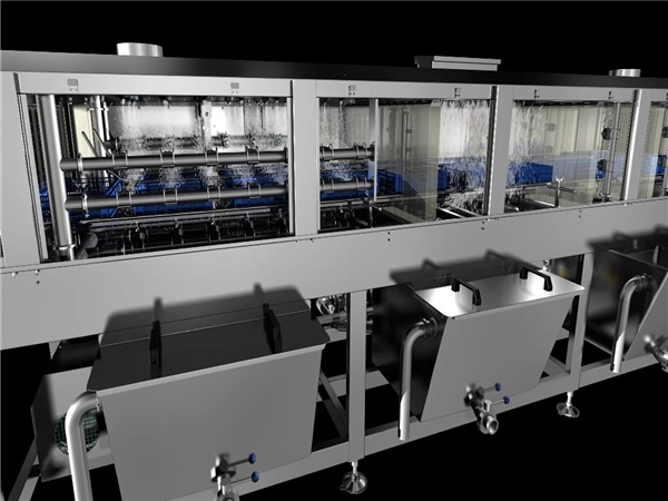 塑料筐清洗設(shè)備，塑料筐食品筐清洗機(jī)，周轉(zhuǎn)筐清洗價(jià)格