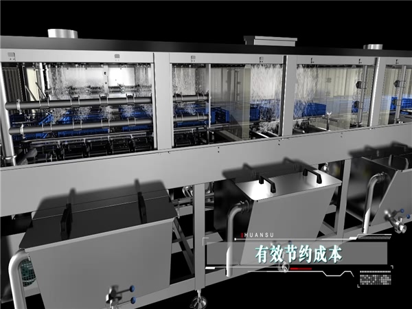 周轉(zhuǎn)箱清洗機(jī)，塑料盤(pán)筐清洗機(jī)，水果筐清洗機(jī)，價(jià)格采購(gòu)