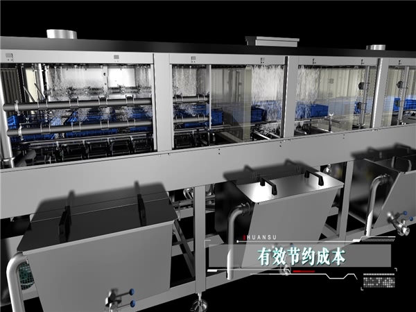 洗筐機，塑料筐清洗機，周轉箱清洗機高壓噴淋清洗機