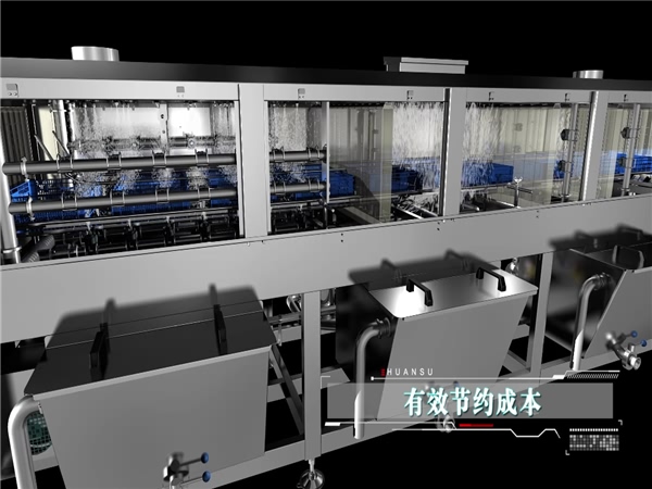 洗筐機，塑料筐清洗機，周轉箱清洗機高壓噴淋清洗機