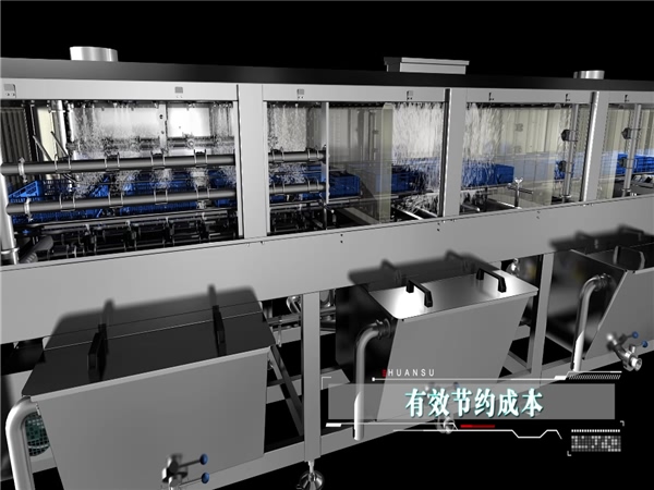 周轉(zhuǎn)箱清洗機(jī)，生豬加工系列產(chǎn)品，屠宰及肉類初加工設(shè)備