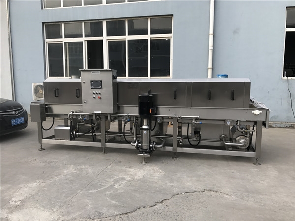 洗箱機(jī)采用巴氏滅菌法，清洗干凈