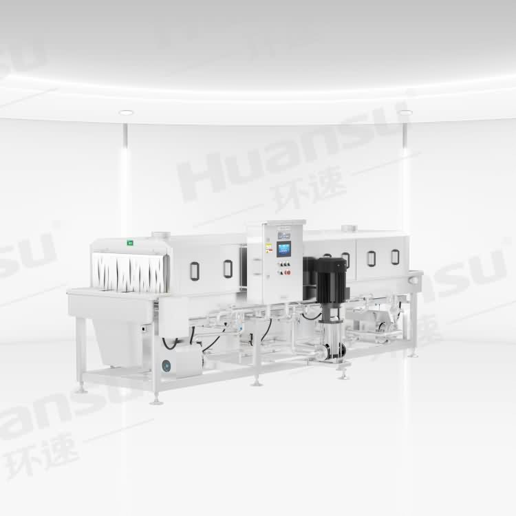 周轉(zhuǎn)箱清洗機效果 全自動高壓噴淋無死角 周轉(zhuǎn)箱清洗機效果 全自動高壓噴淋無死角